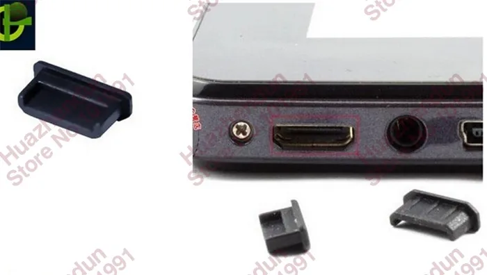 Mini HDMI dangtelis nuo dulkių "Įdeali švara" (10 vnt)