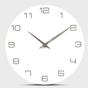 Sieninis laikrodis "Baltoji elegancija 7" (30 cm)