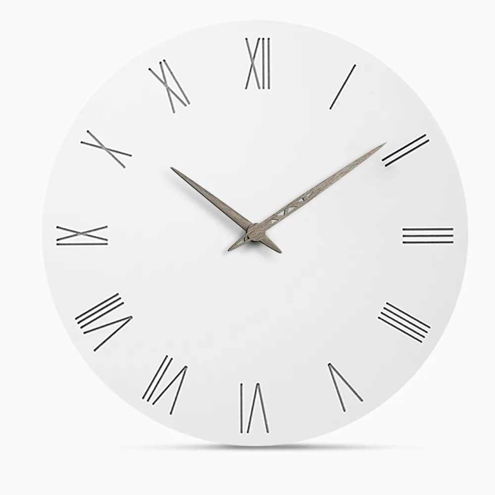 Sieninis laikrodis "Baltoji elegancija 13" (30 cm)