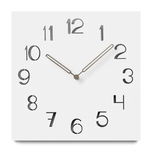 Sieninis laikrodis "Baltoji elegancija 20" (30 cm)