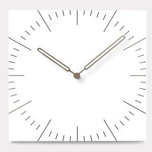 Sieninis laikrodis "Baltoji elegancija 22" (30 cm)
