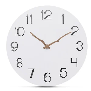Sieninis laikrodis "Baltoji elegancija 25" (30 cm)