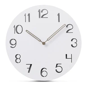 Sieninis laikrodis "Baltoji elegancija 25" (30 cm)
