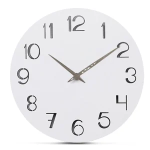 Sieninis laikrodis "Baltoji elegancija 25" (30 cm)