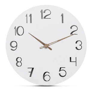 Sieninis laikrodis "Baltoji elegancija 25" (30 cm)