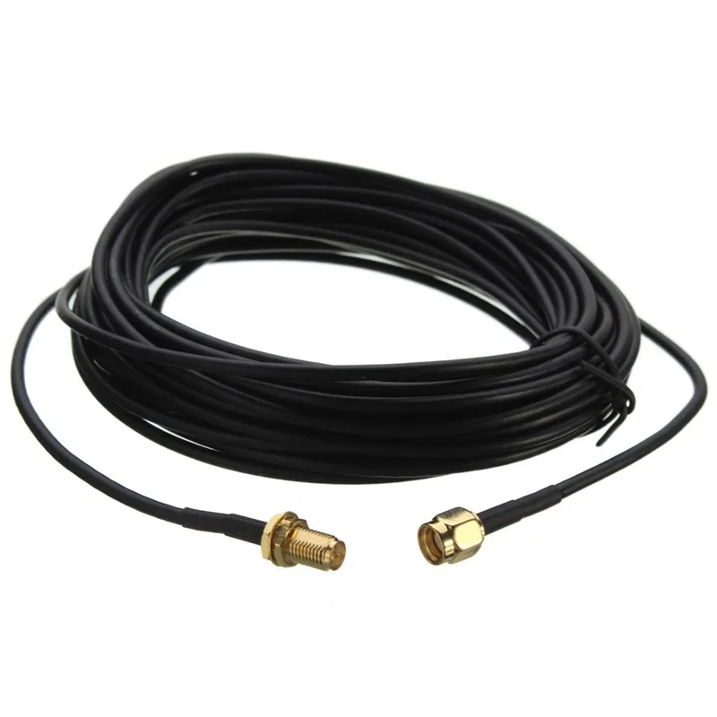 Antenos RP-SMA kabelis WiFi 9 m