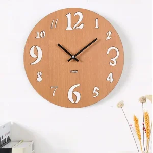 Sieninis laikrodis "Medinė elegancija 3" (30 cm)