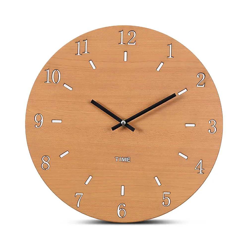 Sieninis laikrodis "Medinė elegancija 4" (30 cm)