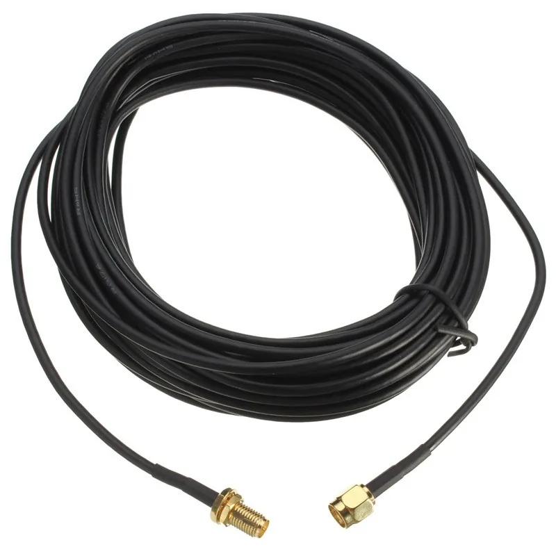 Antenos RP-SMA kabelis WiFi 9 m