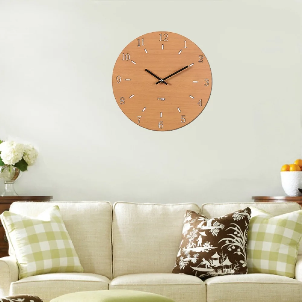 Sieninis laikrodis "Medinė elegancija 4" (30 cm)