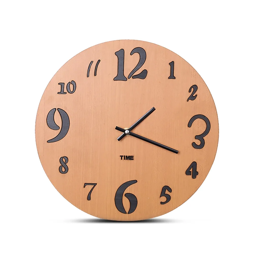 Sieninis laikrodis "Medinė elegancija 7" (30 cm)