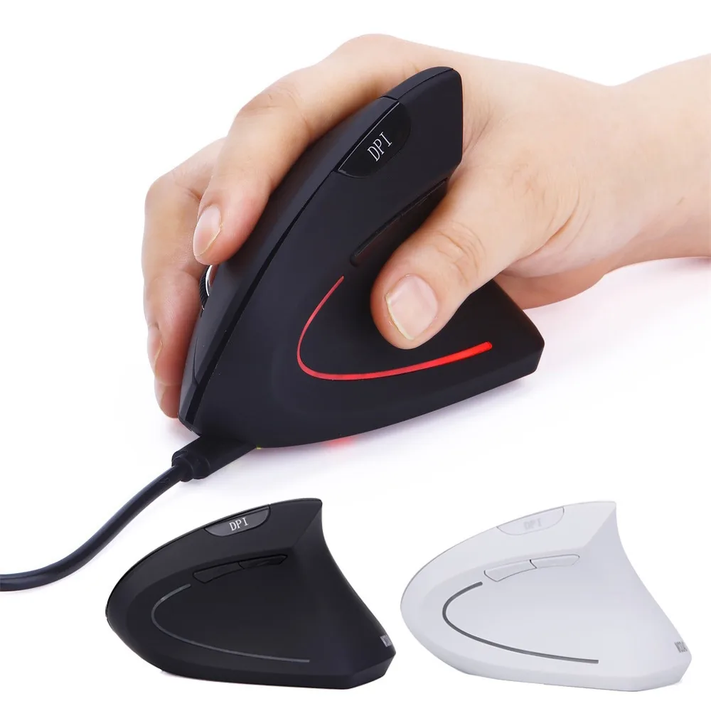 Belaidė vertikali ergonomiška bevielė pelė "Patogiau nebūna"