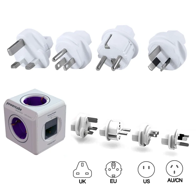 Profesionalus kelioninis adapteris "Auščiausia klasė" (USB +