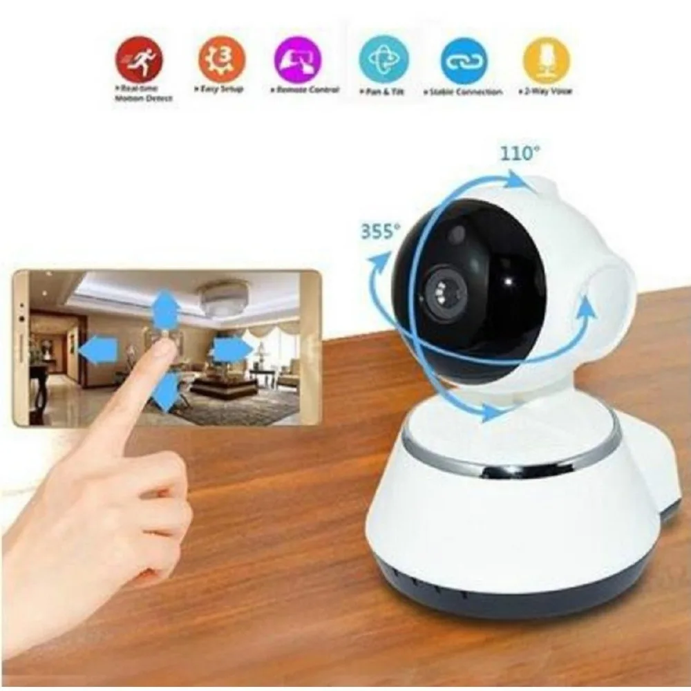 Stebėjimo IP kamera "Robotukas 4" (720P, Wifi, Wireless