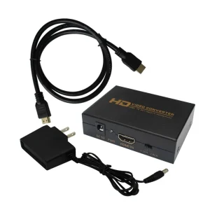 HDMI į DVI ir SPDIF + ausinės keitiklis (1080P)