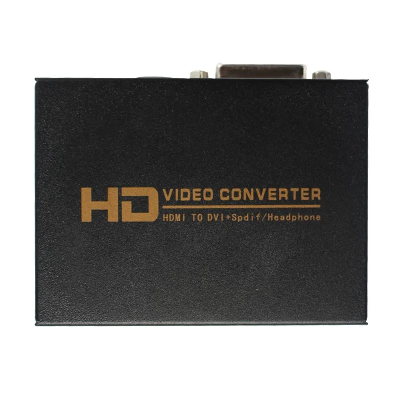 HDMI į DVI ir SPDIF + ausinės keitiklis (1080P)