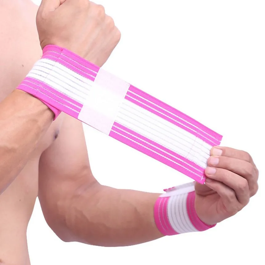 Elastinis diržas sportui "Spalvotieji dryžiukai 7" (1 vnt.
