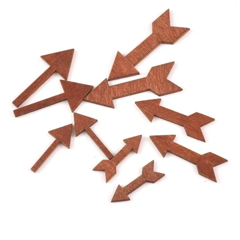 Medinės figūrėlės "Įvairiausios rodyklės 2" (50 vnt.