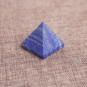 Figūrėlė "Piramidė" (Lapis lazuli kvarco kristalas, 30 - 35 mm)