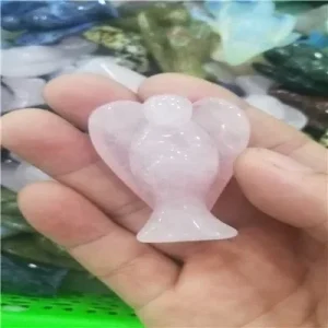 Figūrėlė "Angelas sargas 9" (naturalus akmuo, 5 cm)
