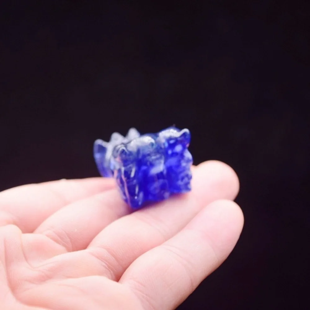 Figūrėlė "Mėlynoji drakono galva" (kvarco kristalas, 4 cm, 20 g)