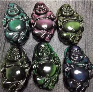 "Buda" (obsidianas, 40 - 60 mm)