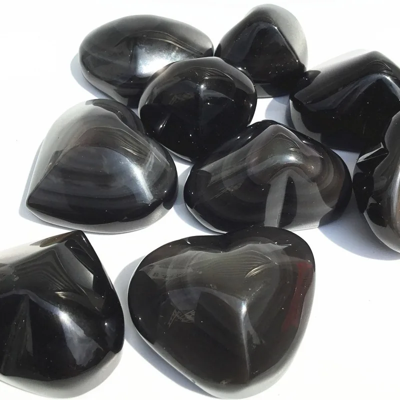 Figurėlė "Nuostabioji širdelė" (obsidianas)