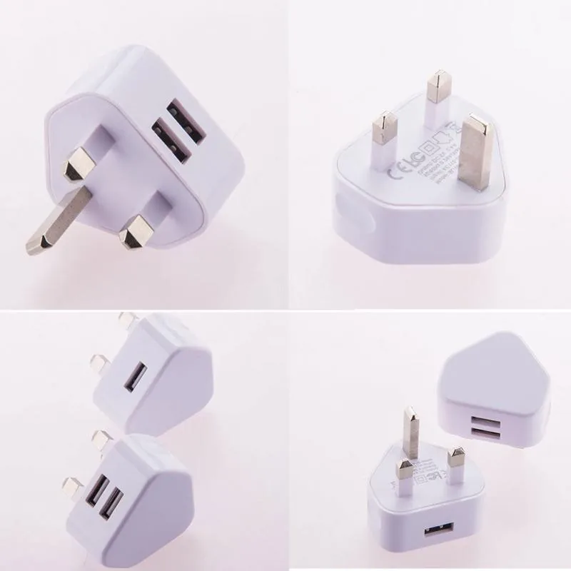 UK į 2 USB elektros lizdo perėjimas "Išvažiuoju į UK"
