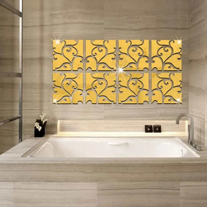 Veidrodiniai lipdukai "Nuostabusis ornamentas 5" (23 x 100 cm)