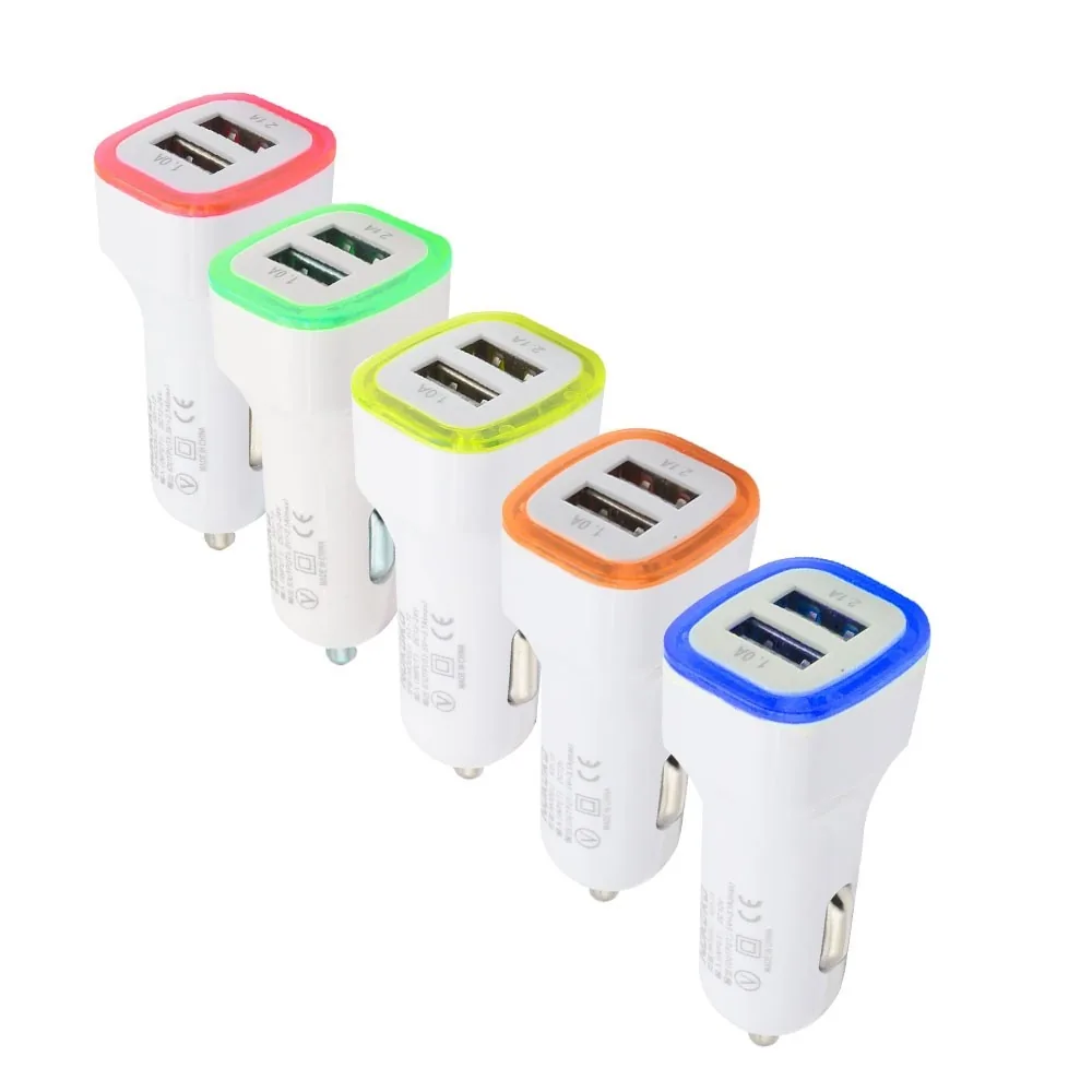 USB įkroviklis automobiliui "Greitai pakrausiu 12" (5V 2.