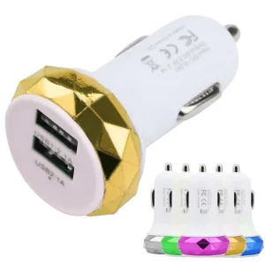 USB įkroviklis automobiliui "Greitai pakrausiu 13" (5V 2.
