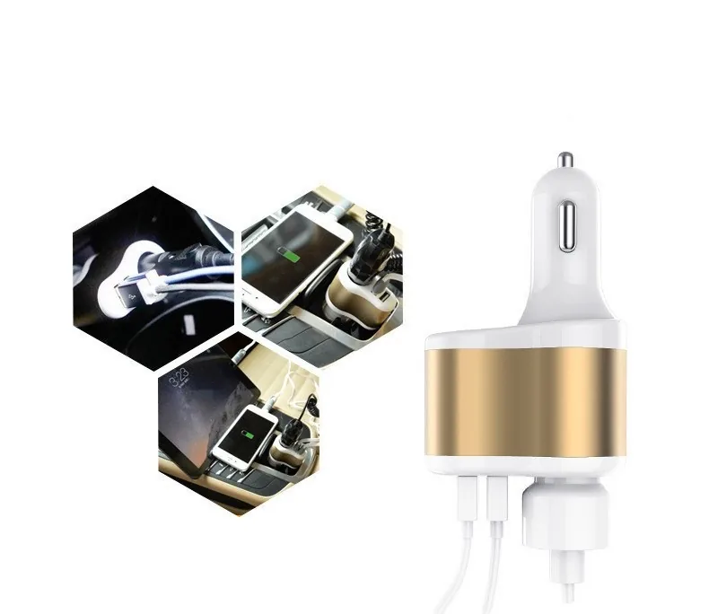 USB įkroviklis automobiliui "Stiliaus elegancija 2" (5V 2.