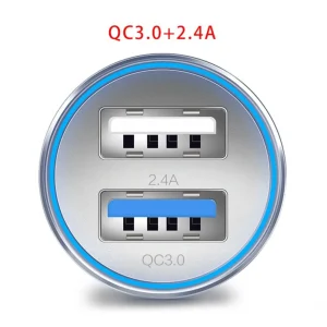 USB įkroviklis automobiliui "Profesionalas 14" (3.0 + 3.