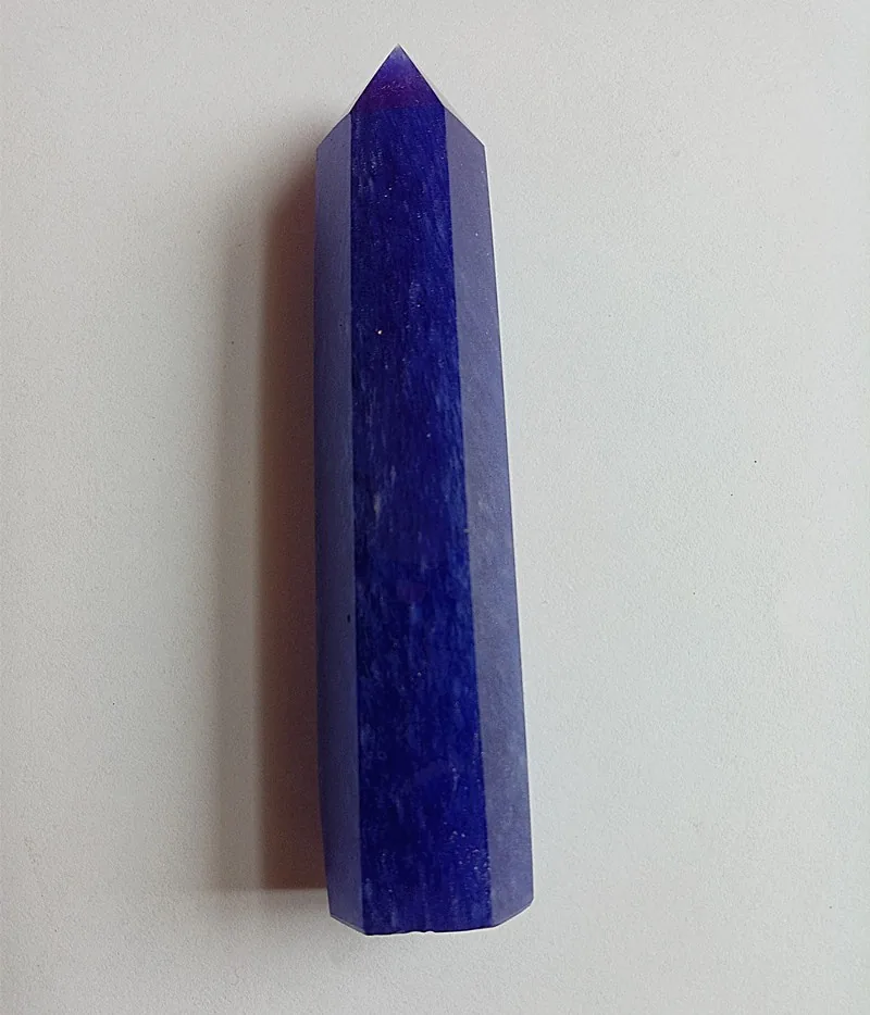 Natūralus mineralas "Mėlynasis obeliskas 3" (8 cm, 70 g)