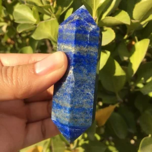 Natūralus mineralas "Modernus obeliskas" (Lapis Lazuli, 8 cm