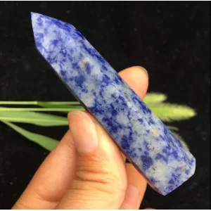 Natūralus mineralas "Modernus obeliskas 2" (Lapis Lazuli, 8 cm