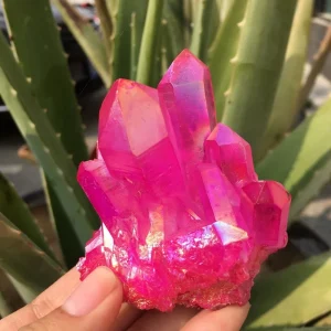 Natūralus mineralas "Rožinė liepsna 2" (148 g)
