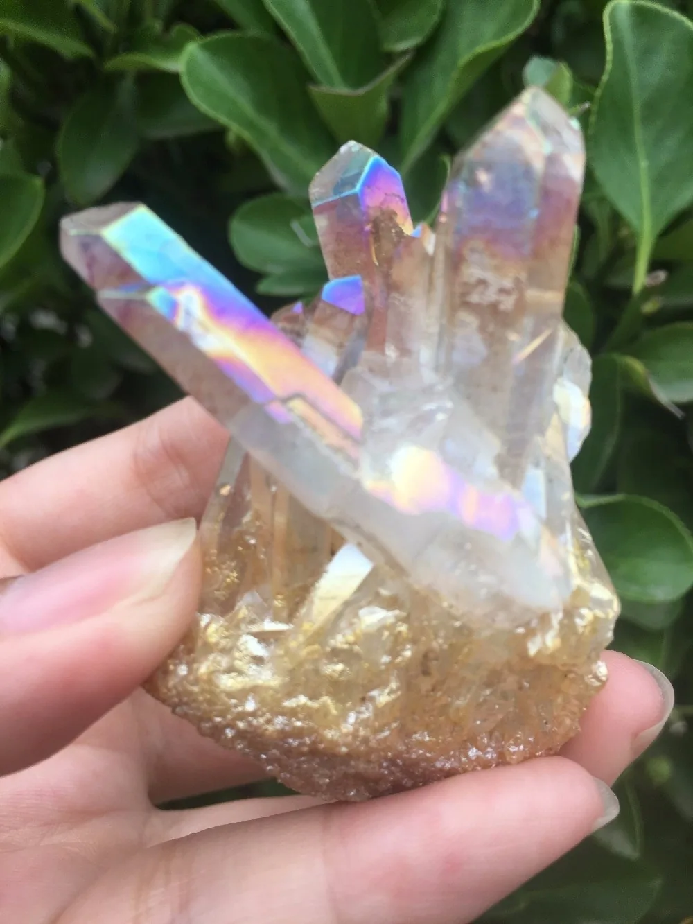 Natūralus mineralas "Baltoji vaivorykštė 5" (67 g)