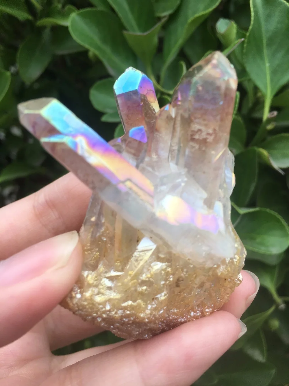 Natūralus mineralas "Baltoji vaivorykštė 5" (67 g)