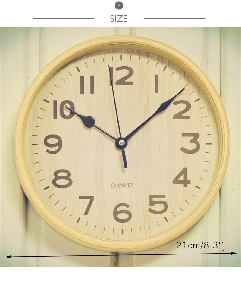 Sieninis laikrodis "Puikusis medžio stilius" (24 cm)