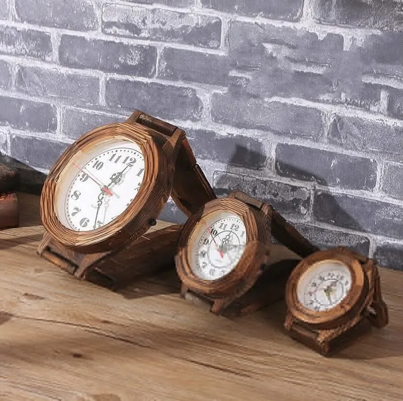 Sieninis laikrodis "Medžio stilius 5" (65 cm)