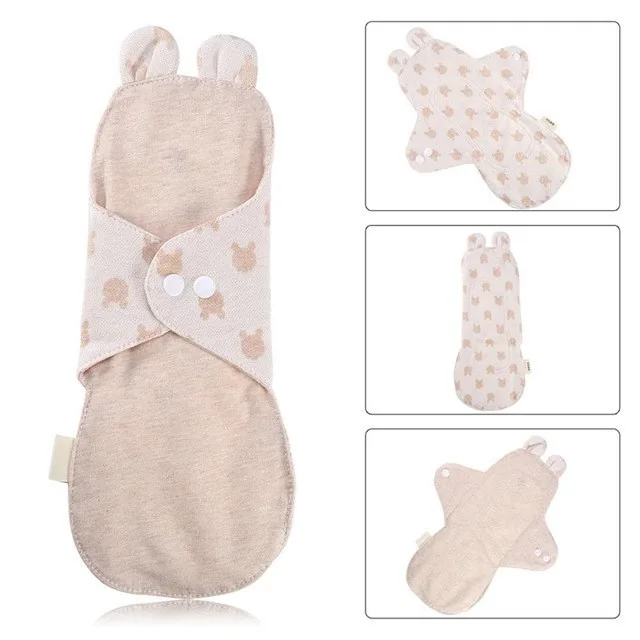 Daugkartinio naudojimo higieniniai įklotai "Organic Cotton 3"