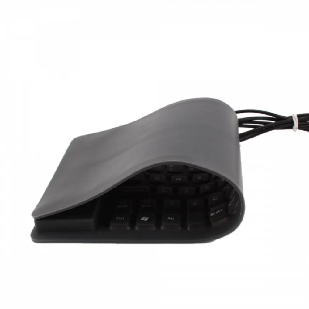 Silikoninė USB klaviatūra "Patogumas"