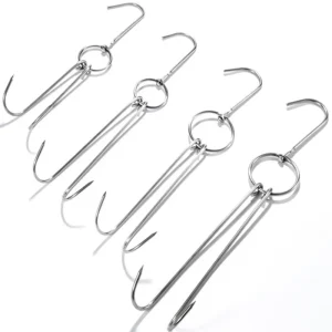 Plieniniai kabliai mėsai "Aukščiausia klasė" (3 mm 24.