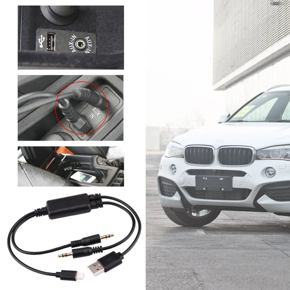 AUX, USB laidas "Aukščiausia klasė" (BMW, IPhone, iPod)