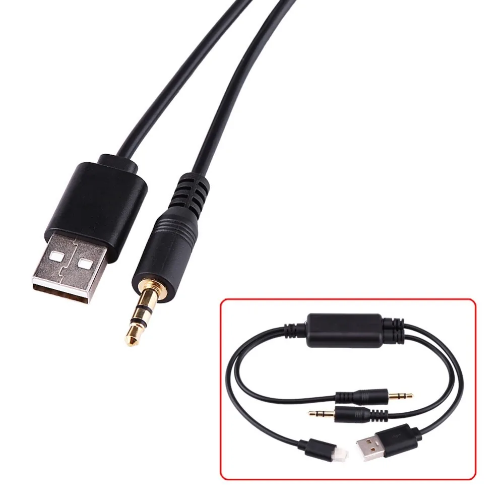AUX, USB laidas "Aukščiausia klasė" (BMW, IPhone, iPod)