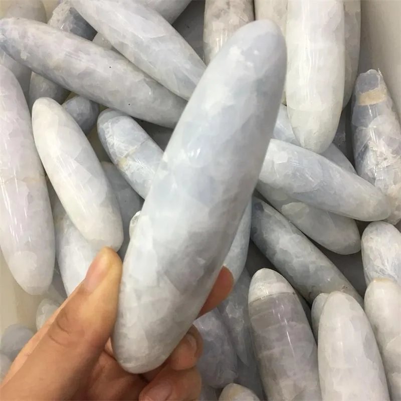 Žydrojo celestino masažinė lazdelė "Acupuncture Pro" (10 cm)