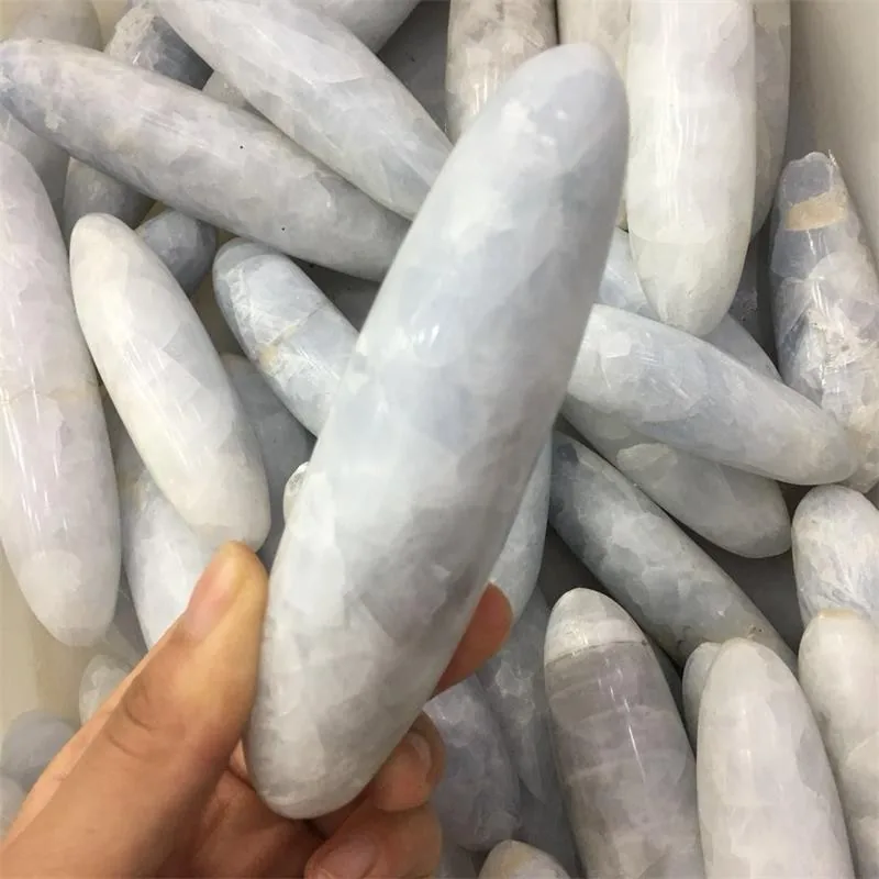 Žydrojo celestino masažinė lazdelė "Acupuncture Pro" (10 cm)