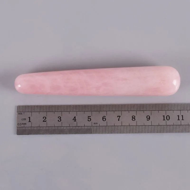 Rožinio kvarco masažinė lazdelė "Intimate Pro" (11 cm)