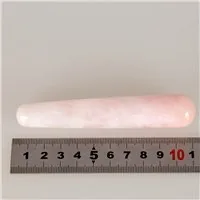 Rožinio kvarco masažinė lazdelė "Intimate Pro" (11 cm)
